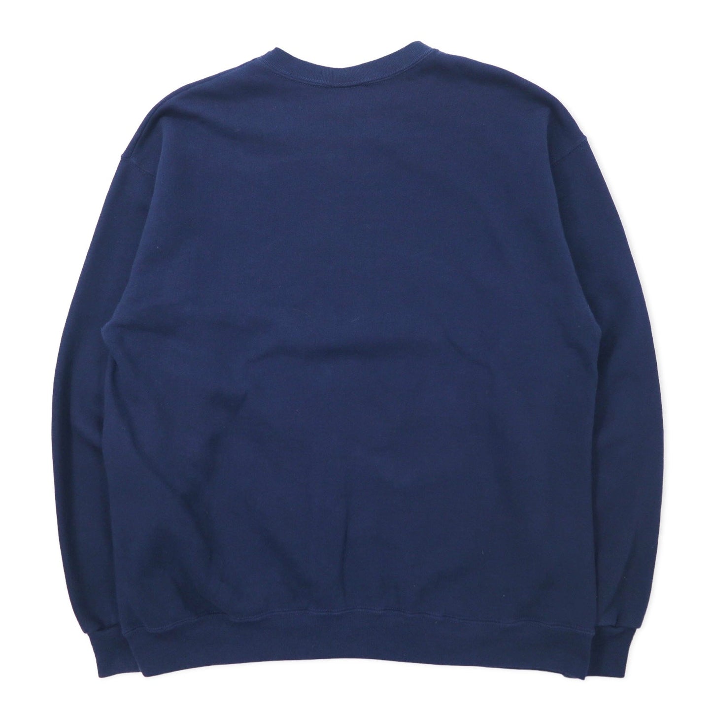 The Cotton Exchange USA製 90年代 カレッジ プリント スウェット XL ネイビー コットン GONZA BASKETBALL アーチロゴ