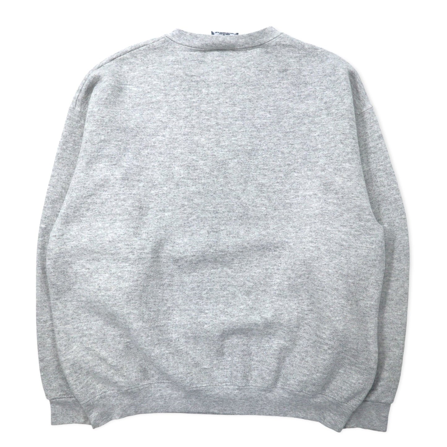 Lee USA製 90年代 ULTRAWEIGHT カレッジ プリント スウェット L グレー コットン 裏起毛 ALPHA CHI OMEGA アーチロゴ