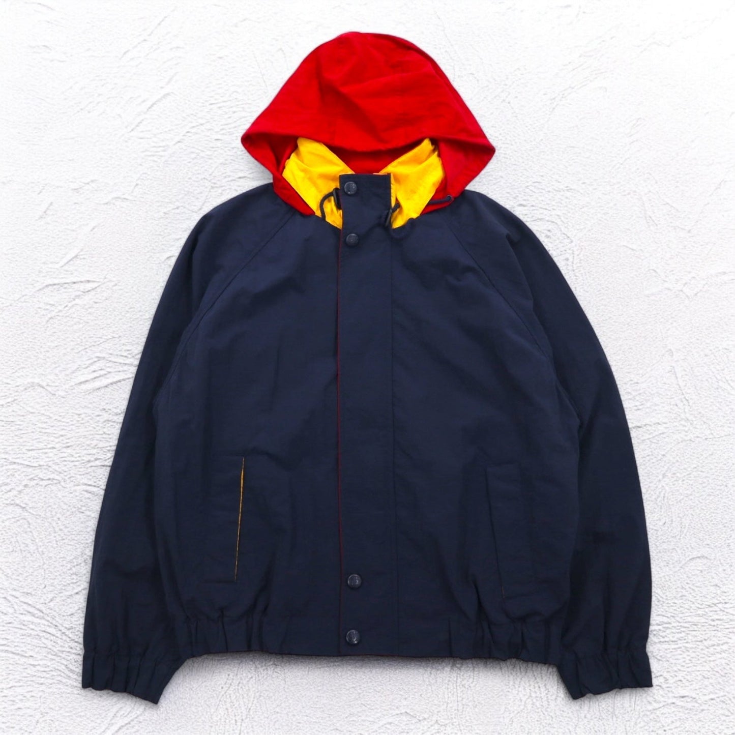 C&B SPORT by CROFT & BARROW 90年代 セーリングジャケット L ネイビー ナイロン フード収納式