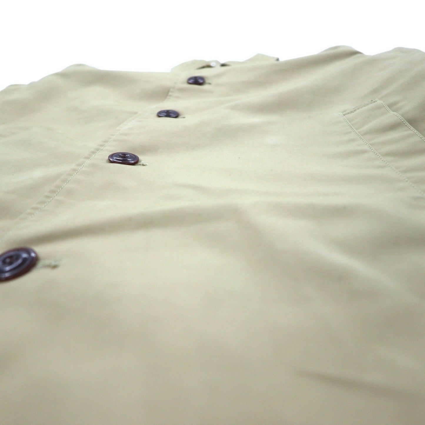 GAP ステンカラーコート S ベージュ コットン LONG MACK JACK 546669-00-6 未使用品