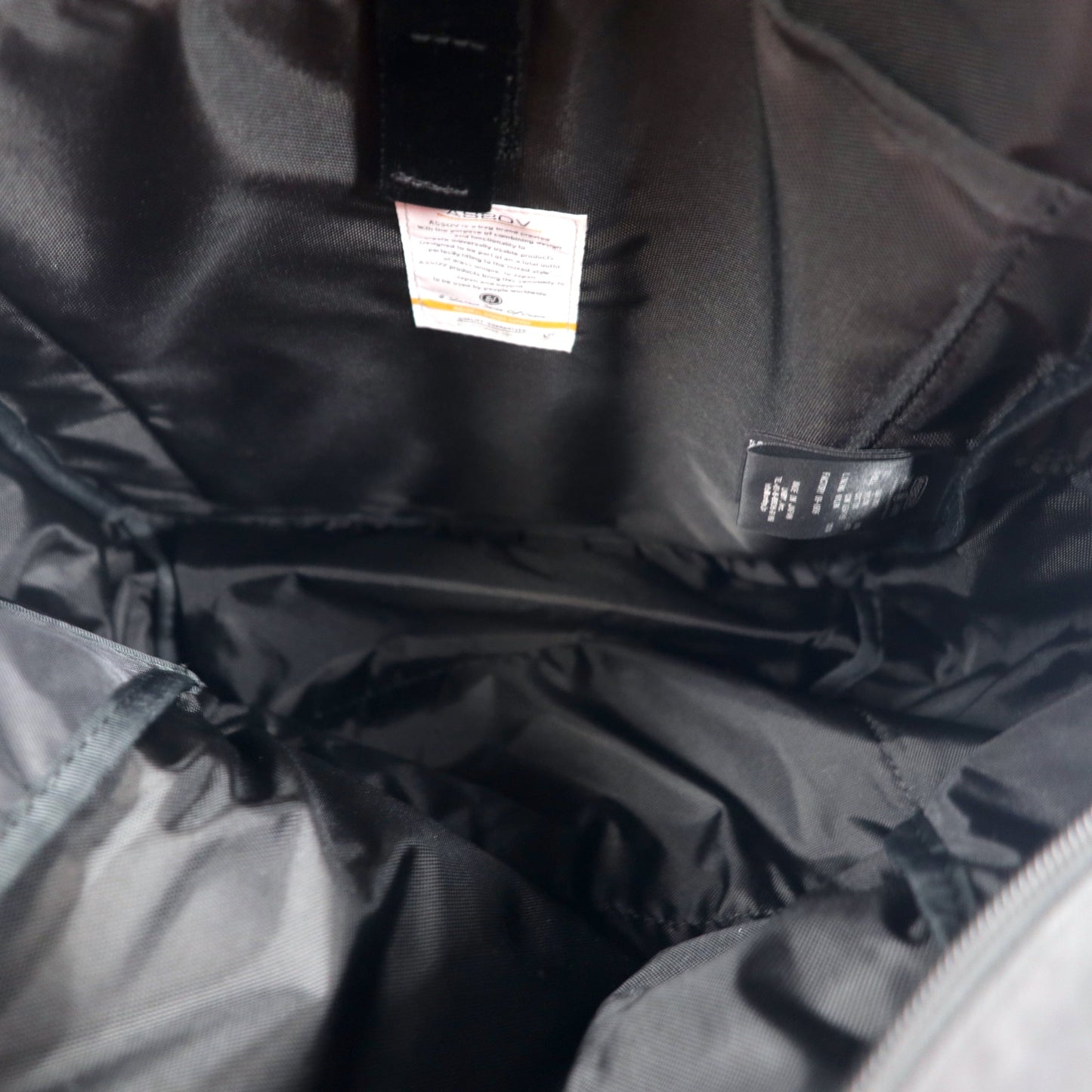 AS2OV バックパック リュックサック ブラック ナイロン SHRINK NYLON DAY PACK 2 デイパック