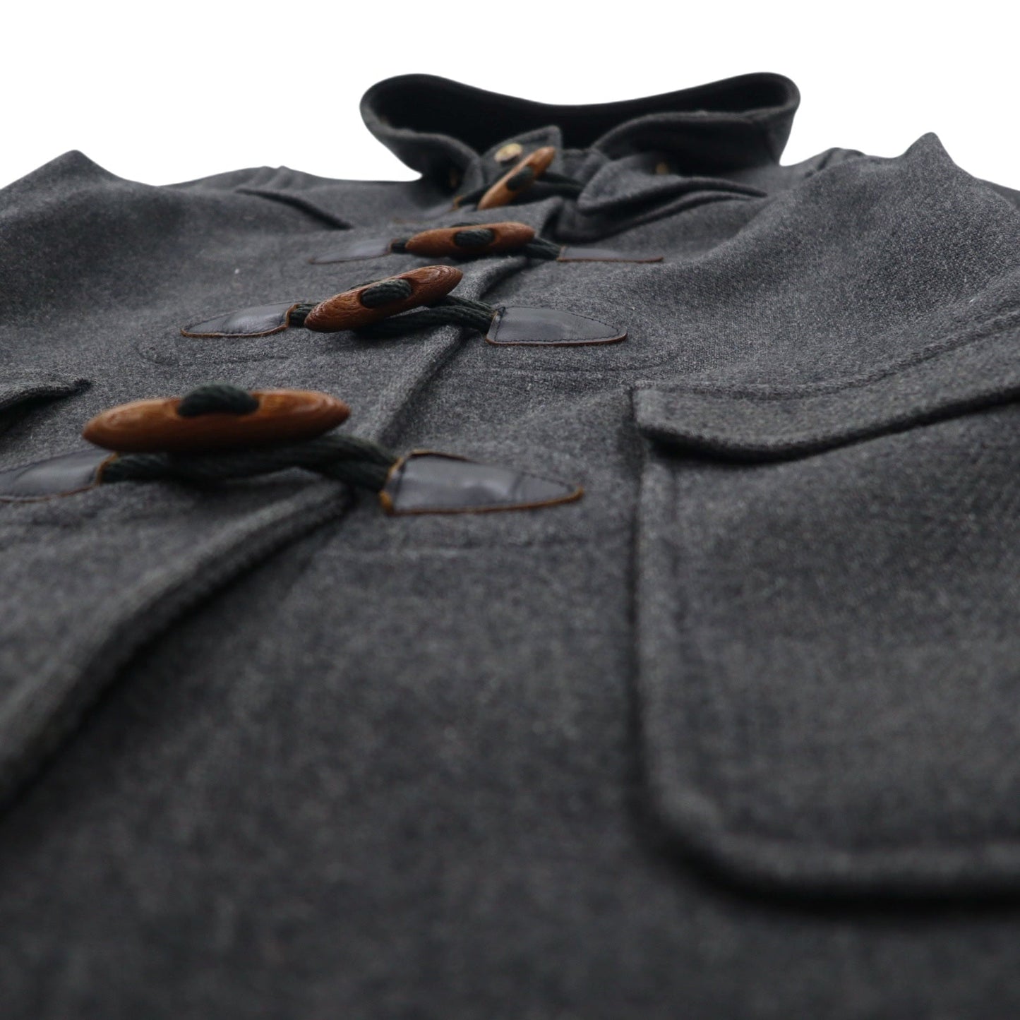 J.PRESS 80年代 ダッフルコート L グレー メルトン ウール トグルボタン