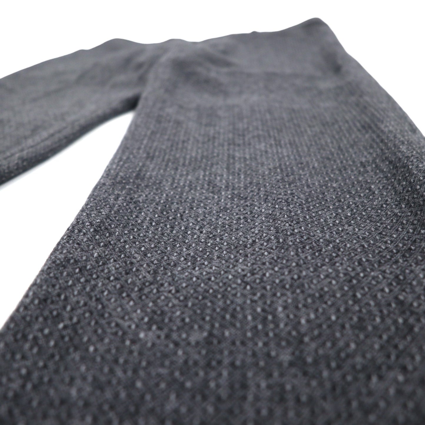 JOSEPH HOMME バーズアイ 5ポケット スラックスパンツ M グレー ウール