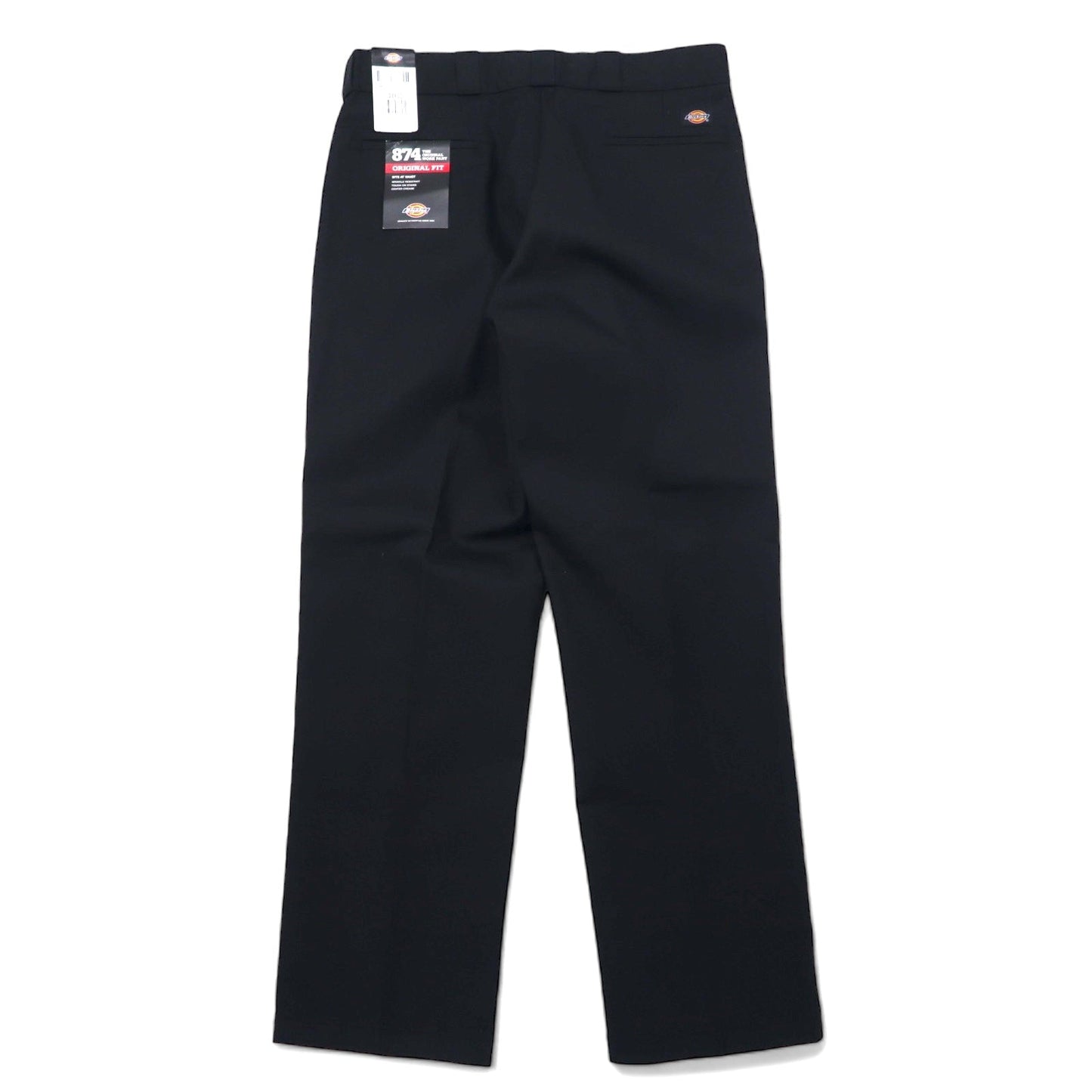 Dickies 874 オリジナルフィット ワークパンツ 38 ブラック ポリエステル コットン 未使用品