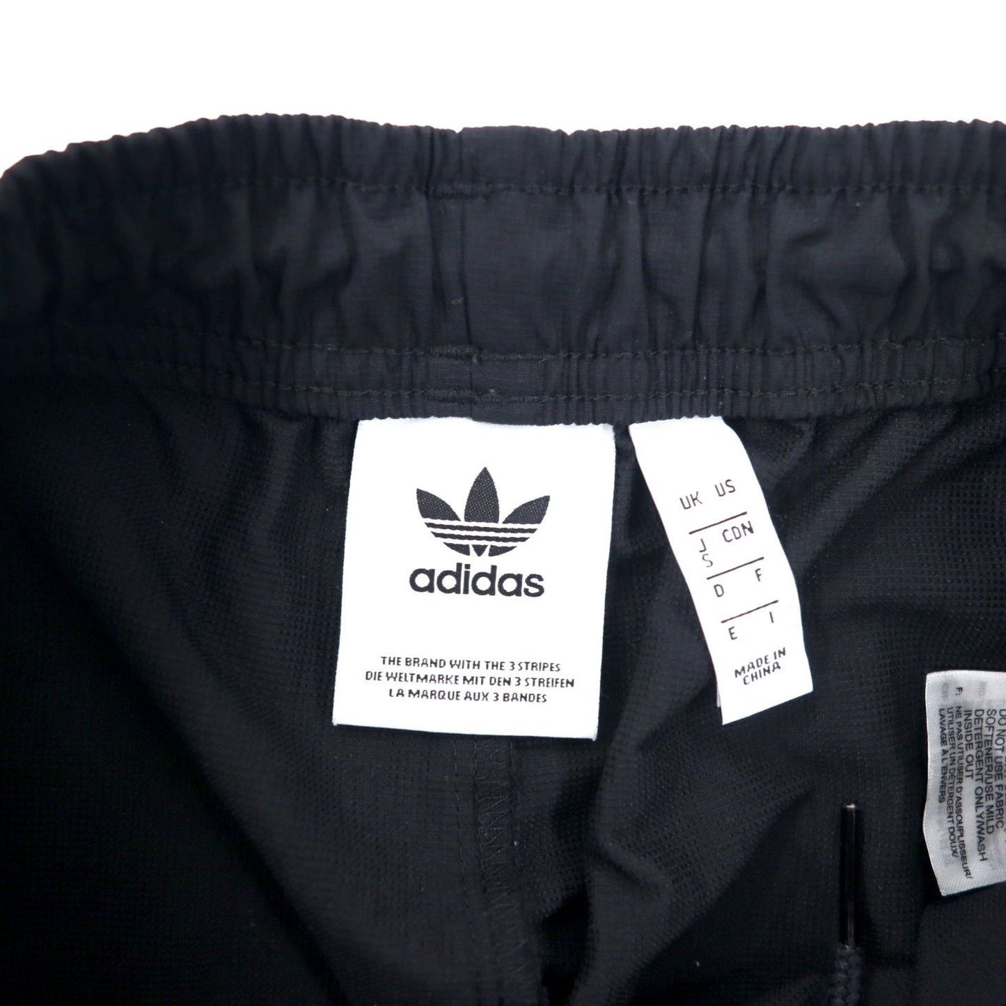 adidas originals トラックパンツ ウィンドパンツ S ブラック ナイロン トレフォイルロゴ M EQT WD PANTS DH5206