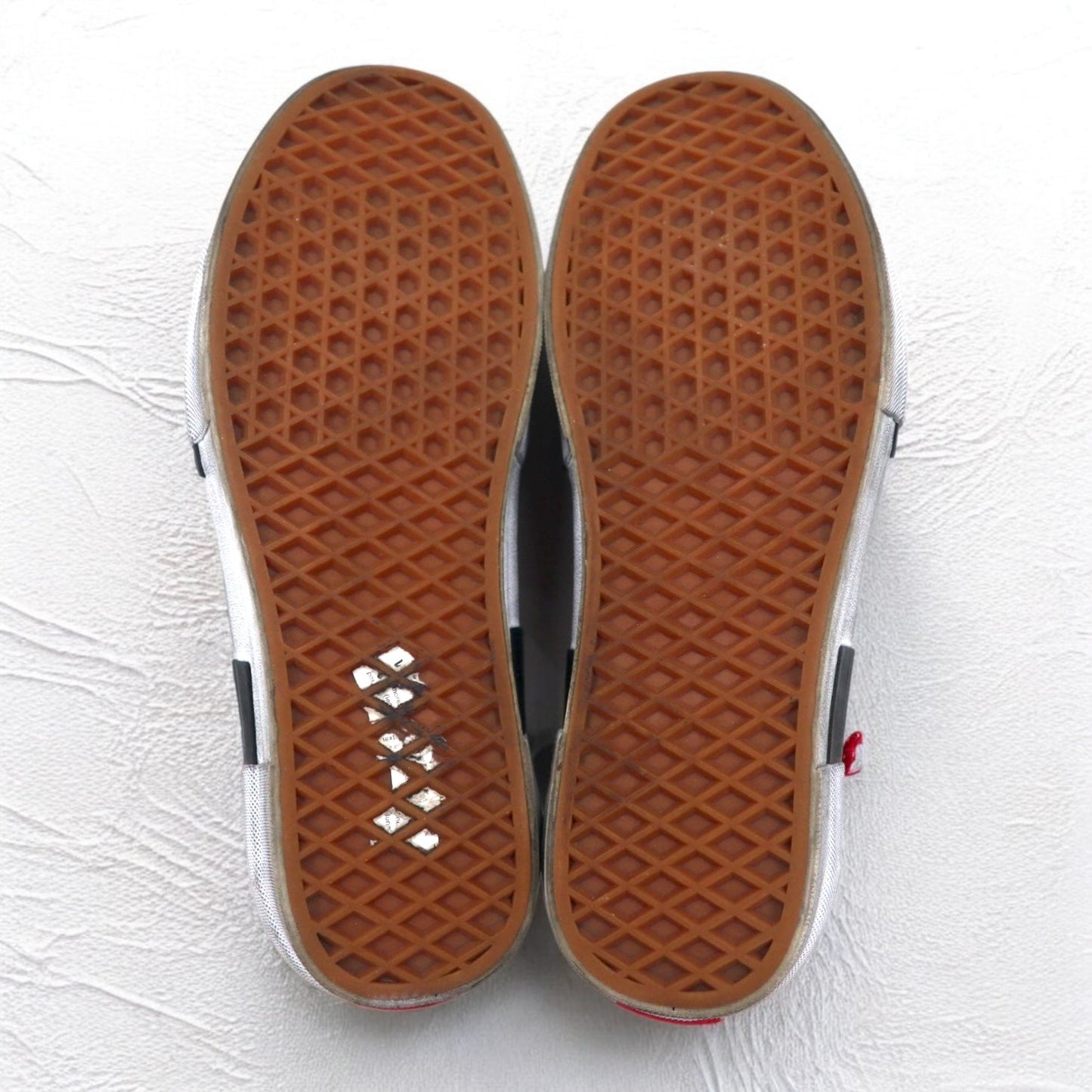 VANS スケートロー リコントラクト SK8-LOW RECONSTRUCT ダメージ加工 スニーカー26.5cm ブラック レッド VN0009QS455