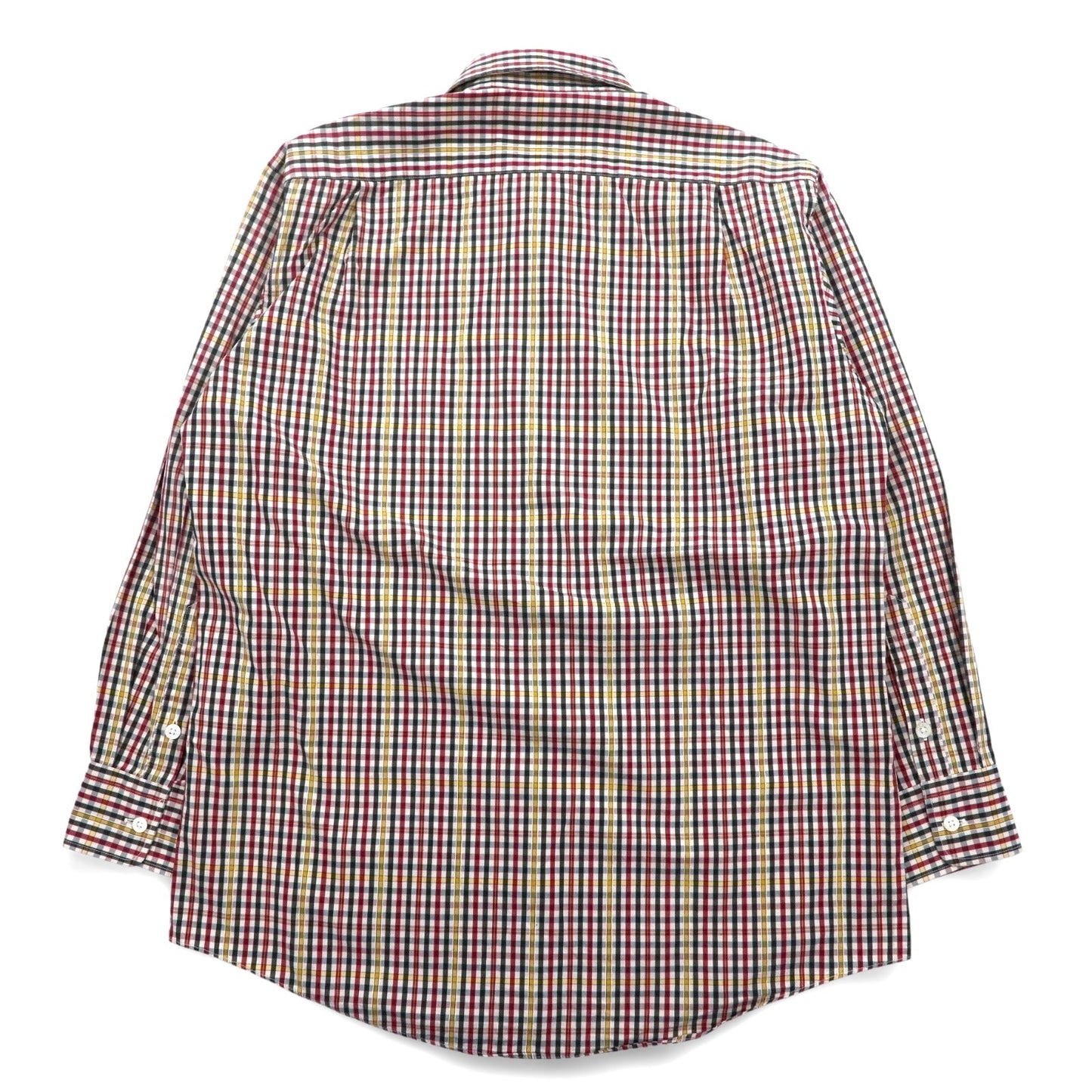 Burberrys 90年代 チェック シャツ M レッド イエロー コットン