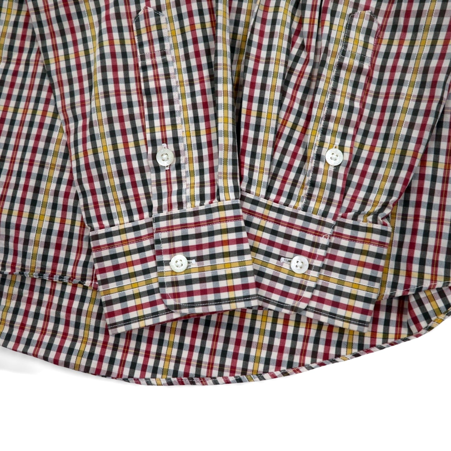 Burberrys 90年代 チェック シャツ M レッド イエロー コットン