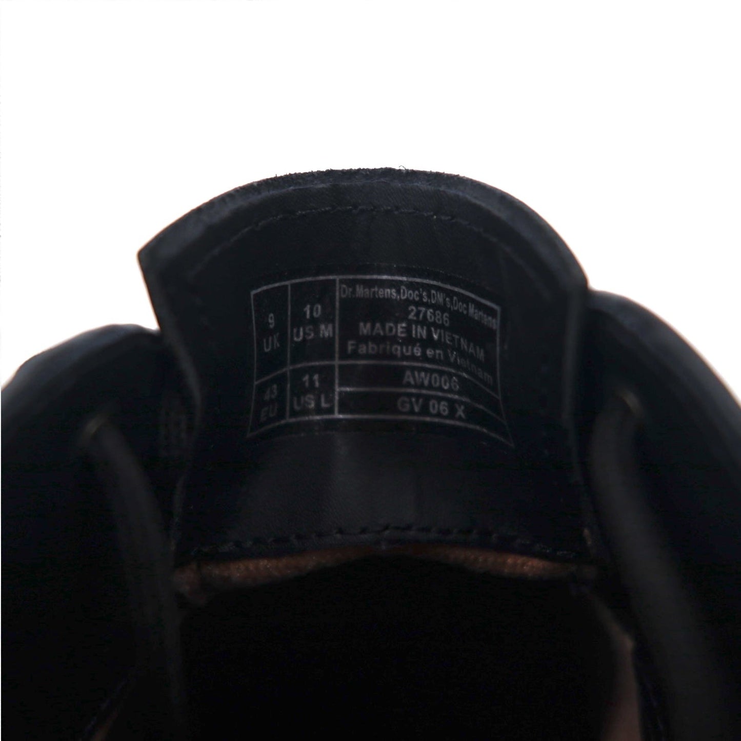 Dr.Martens スカル レオパード プリント オックスフォード 3ホール ドレスシューズ 28cm レザー Skull Leopard Print Oxfords 27686