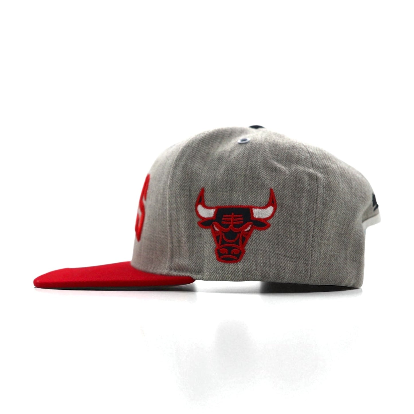 mitchell & ness バイカラー スナップバック ベースボールキャップ FREE グレー NBA CHICAGO BULLS