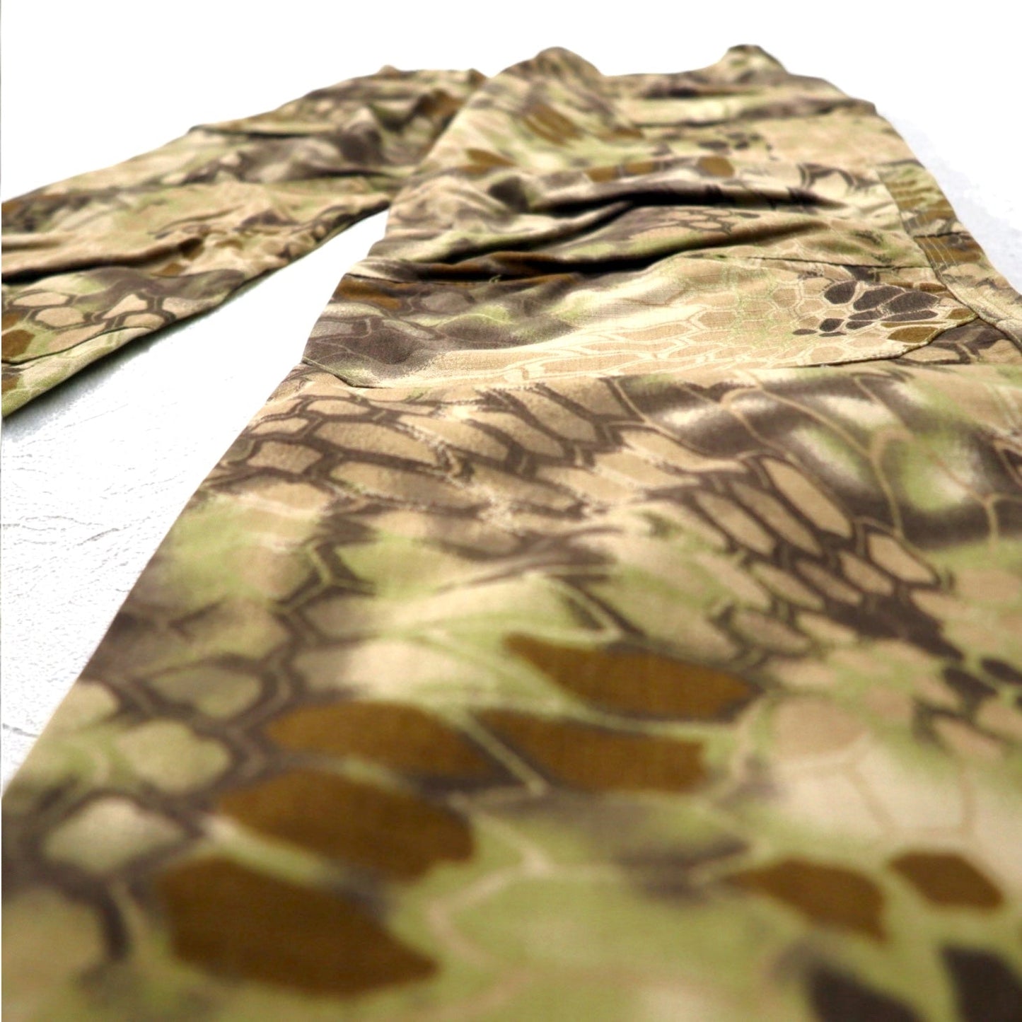 US ARMY 米軍 ステルス オペレーターパンツ カーゴパンツ HCPデザート M カーキ 3D迷彩 リップストップ ダブルニー デッドストック 未使用品