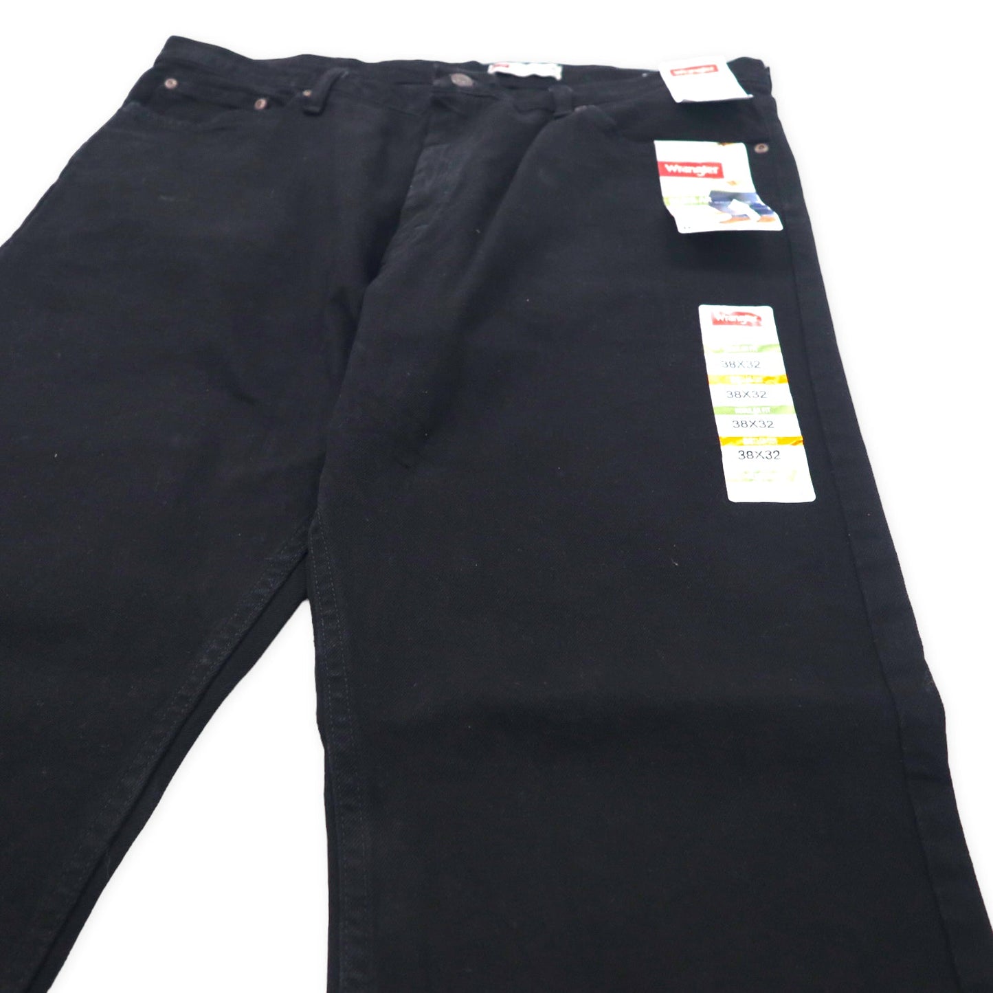 Wrangler ブラック デニムパンツ 38 レギュラーフィット メキシコ製 未使用品