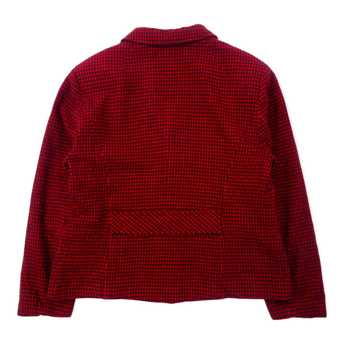 PENDLETON USA製 90年代 2B テーラードジャケット 12 レッド ガンクラブチェック ウール