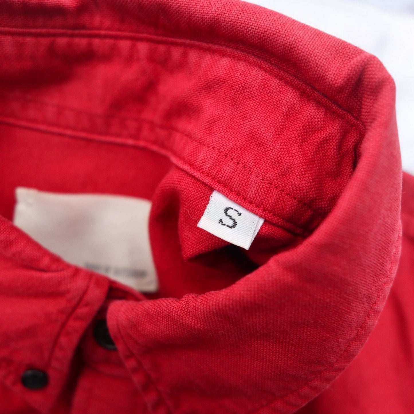 BAND OF OUTSIDERS USA製 ボタンダウン シャツ S レッド コットン