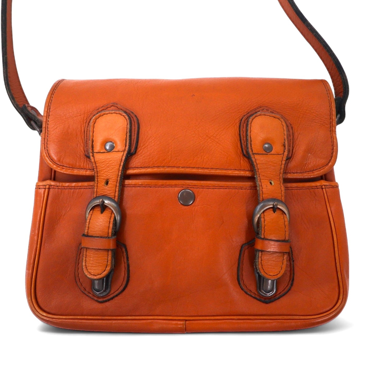 PORTER バロン オールレザー ショルダーバッグ メッセンジャーバッグ ブラウン 牛革 BARON 206-02585 日本製