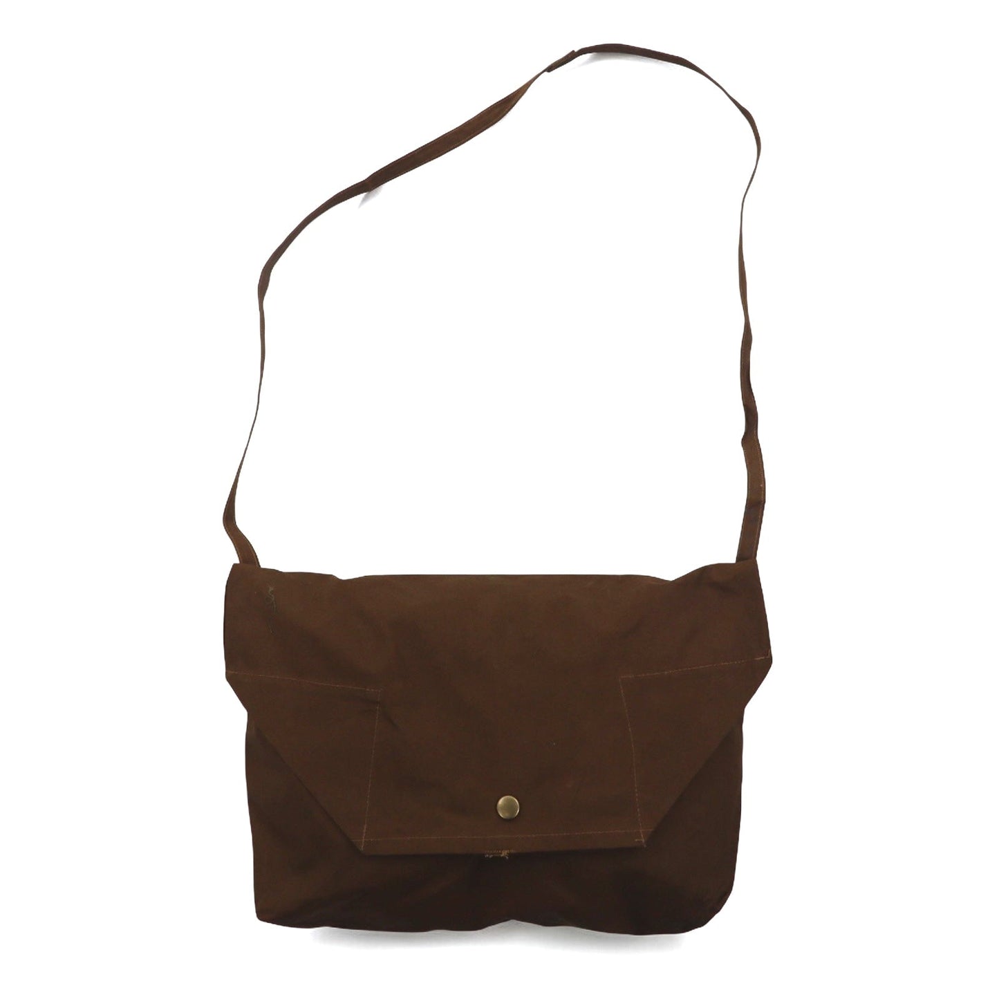 Vintage Remake Italian Army Messenger Bag イタリア軍 リメイク ショルダーバッグ ブラウン キャンバス ミリタリー 未使用品
