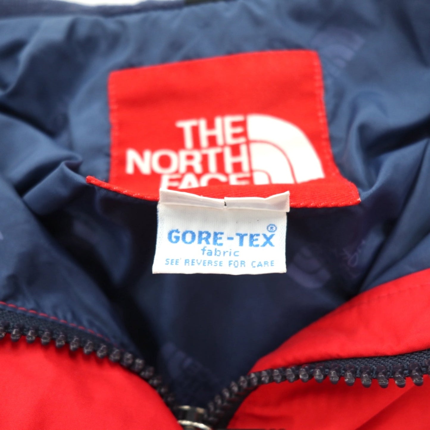 THE NORTH FACE 90年代 USA製 ゴアテックス GORE-TEX マウンテンパーカー L レッド 防水 ドローコード フード着脱式 赤タグ