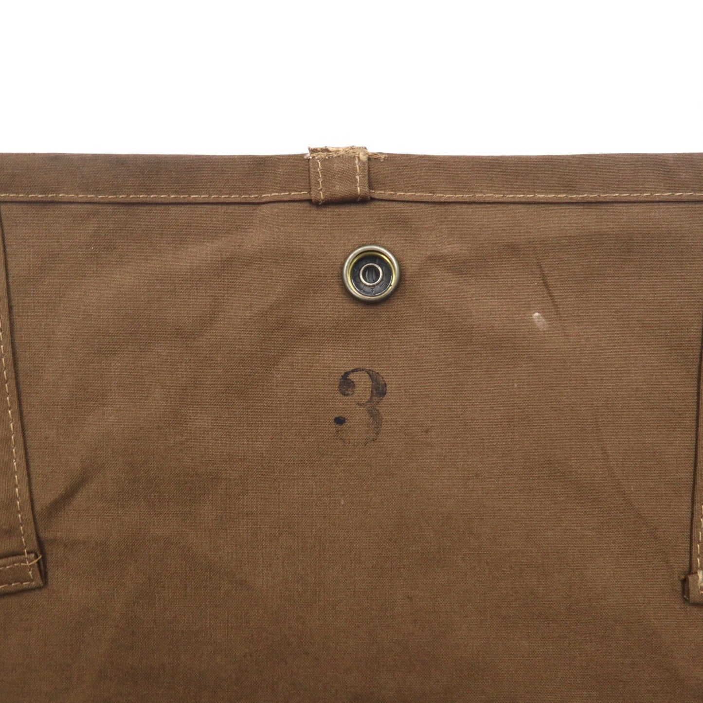 Vintage Remake Italian Army Messenger Bag イタリア軍 リメイク ショルダーバッグ ブラウン キャンバス ミリタリー 未使用品