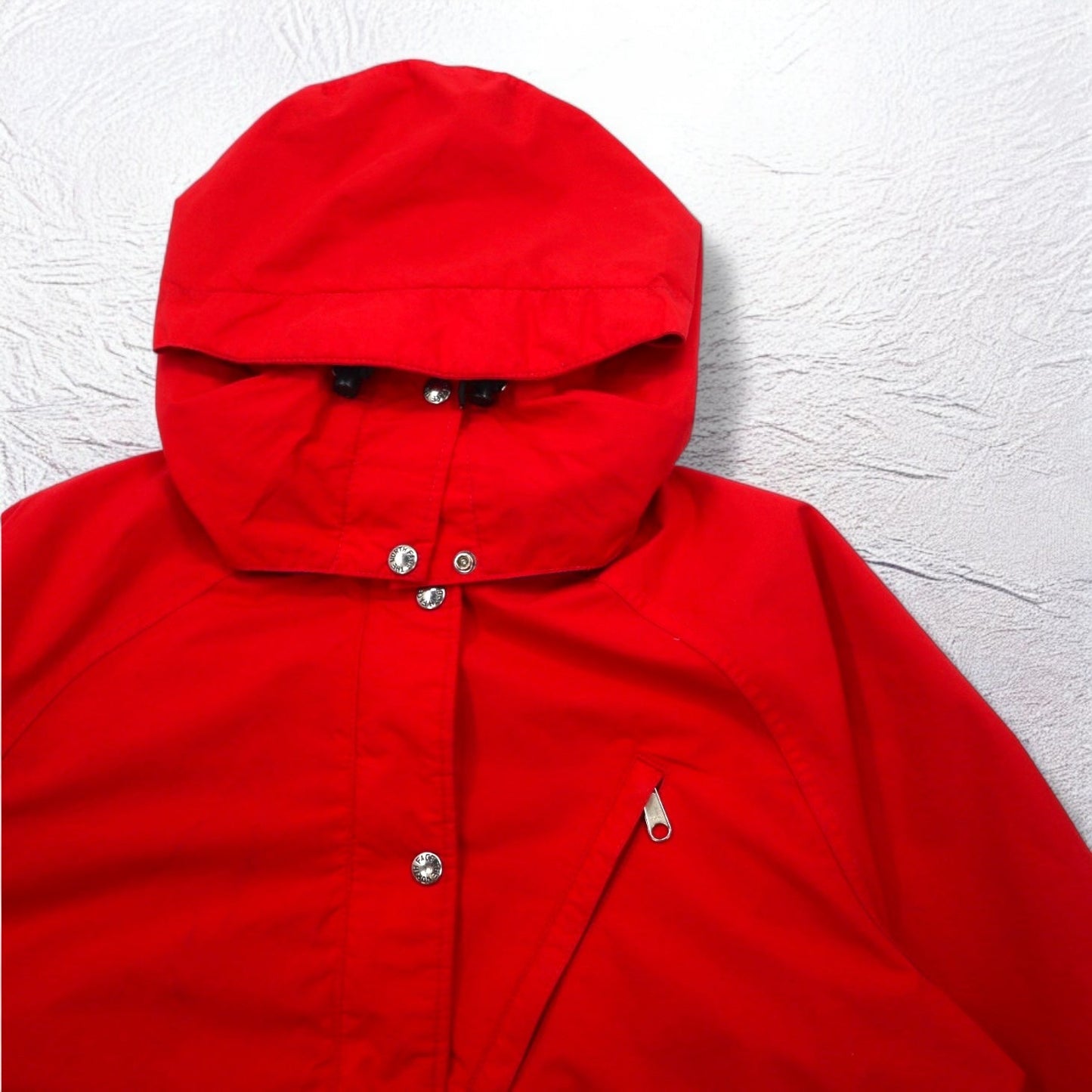 THE NORTH FACE 90年代 USA製 ゴアテックス GORE-TEX マウンテンパーカー L レッド 防水 ドローコード フード着脱式 赤タグ