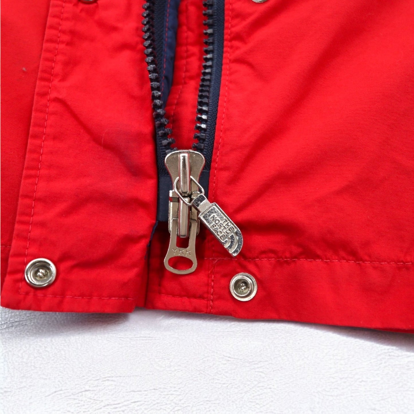 THE NORTH FACE 90年代 USA製 ゴアテックス GORE-TEX マウンテンパーカー L レッド 防水 ドローコード フード着脱式 赤タグ