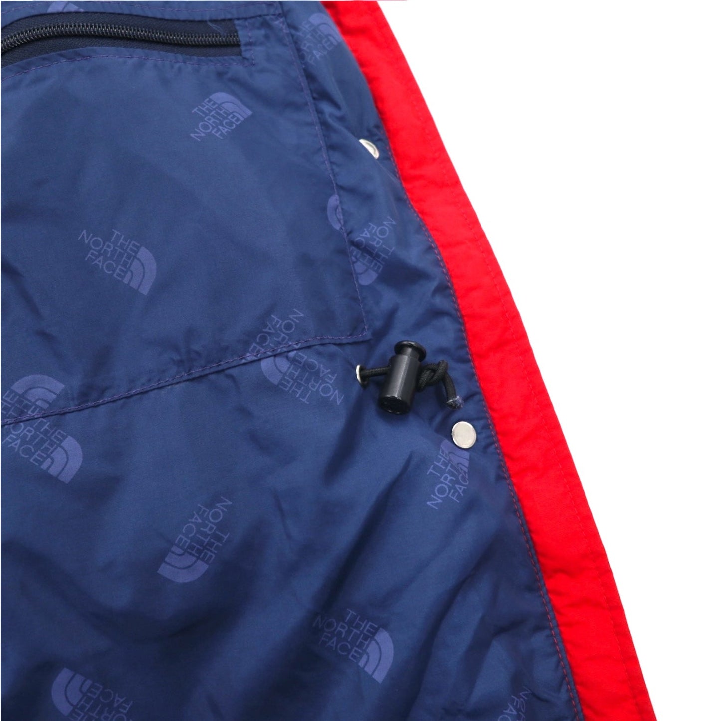 THE NORTH FACE 90年代 USA製 ゴアテックス GORE-TEX マウンテンパーカー L レッド 防水 ドローコード フード着脱式 赤タグ