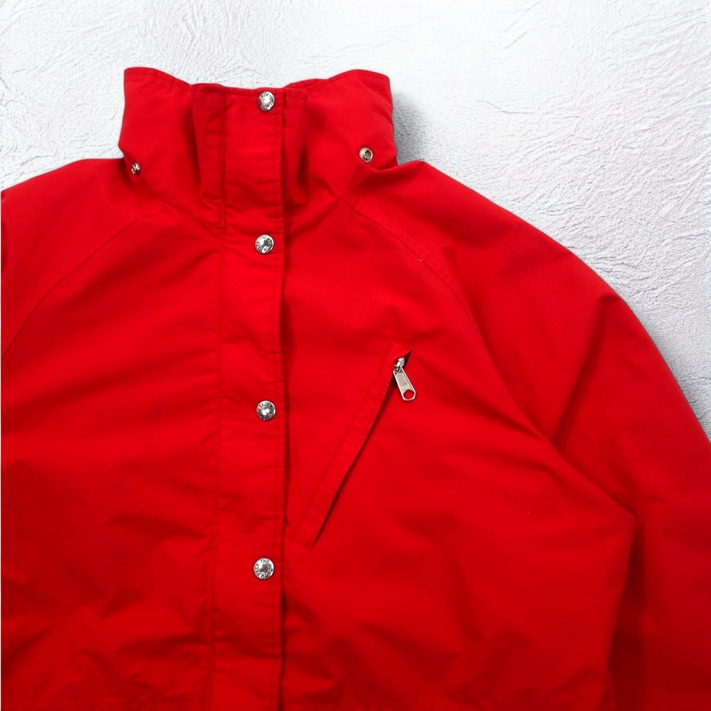 THE NORTH FACE 90年代 USA製 ゴアテックス GORE-TEX マウンテンパーカー L レッド 防水 ドローコード フード着脱式 赤タグ