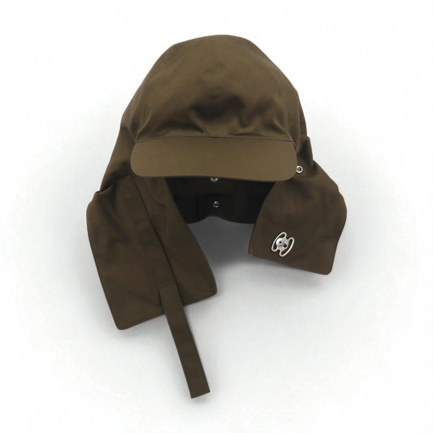 Sillage ベンタイル Ventile Hat フライトキャップ デッキフード FREE カーキ イヤーフラップ サンシェード 日本製