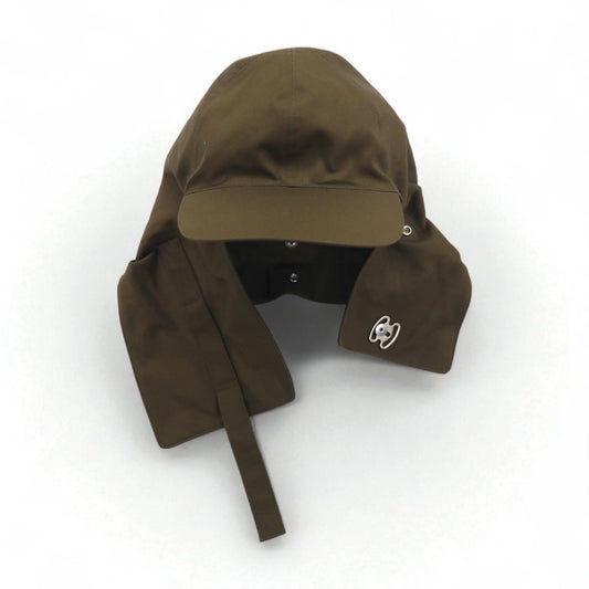 Sillage ベンタイル Ventile Hat フライトキャップ デッキフード FREE カーキ イヤーフラップ サンシェード 日本製