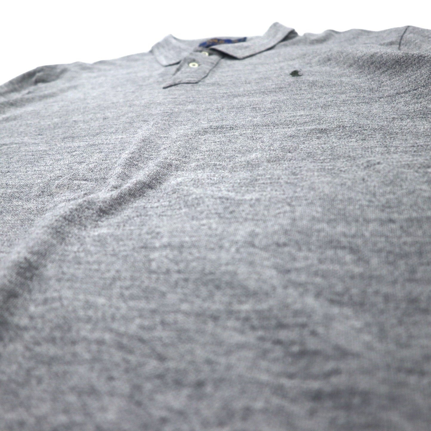 POLO RALPH  LAUREN クラシックフィット ポロシャツ XXL グレー コットン スモールポニー 刺繍