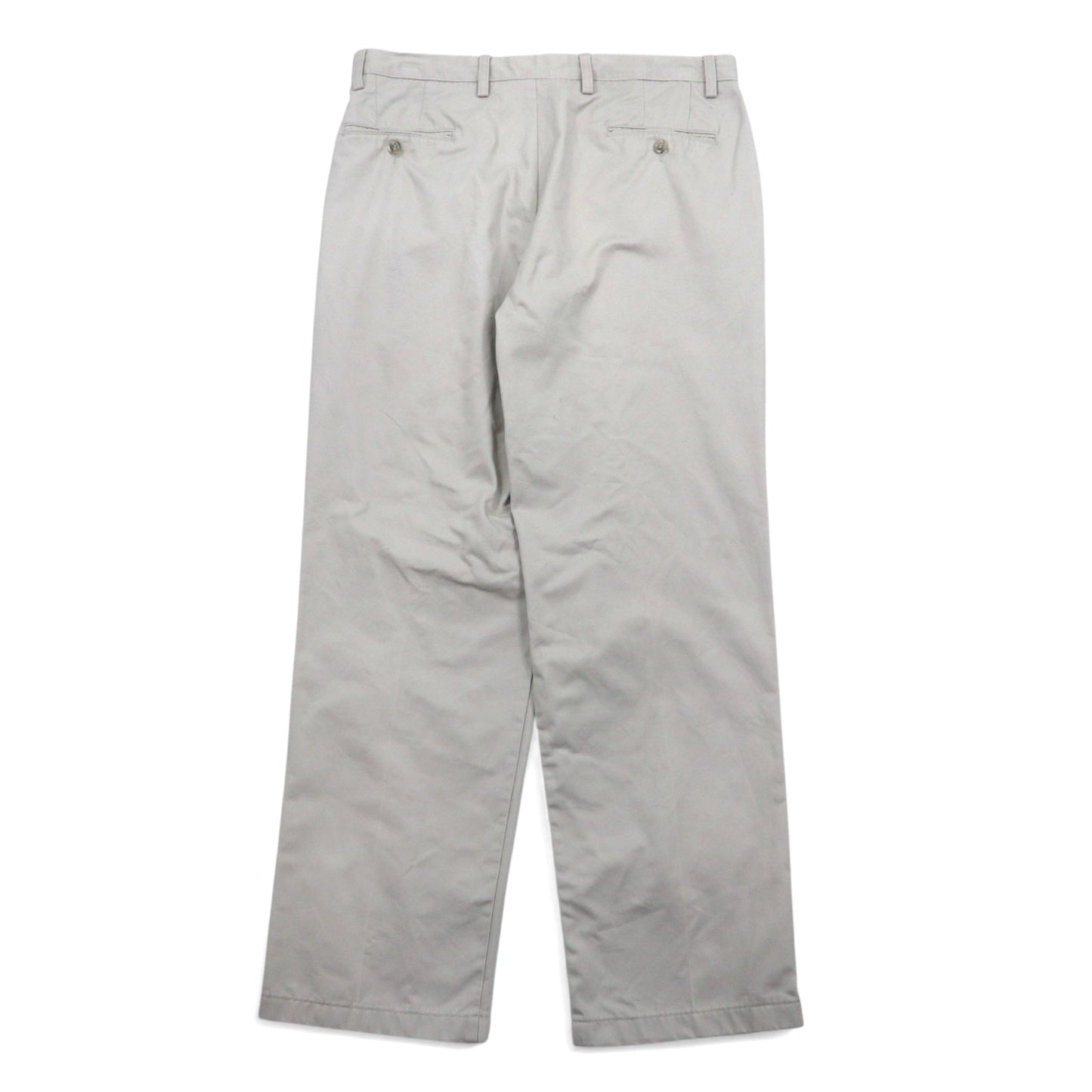 DOCKERS ( Levi's ) RELAXED FIT タック ワイドチノパンツ 36 ベージュ コットン