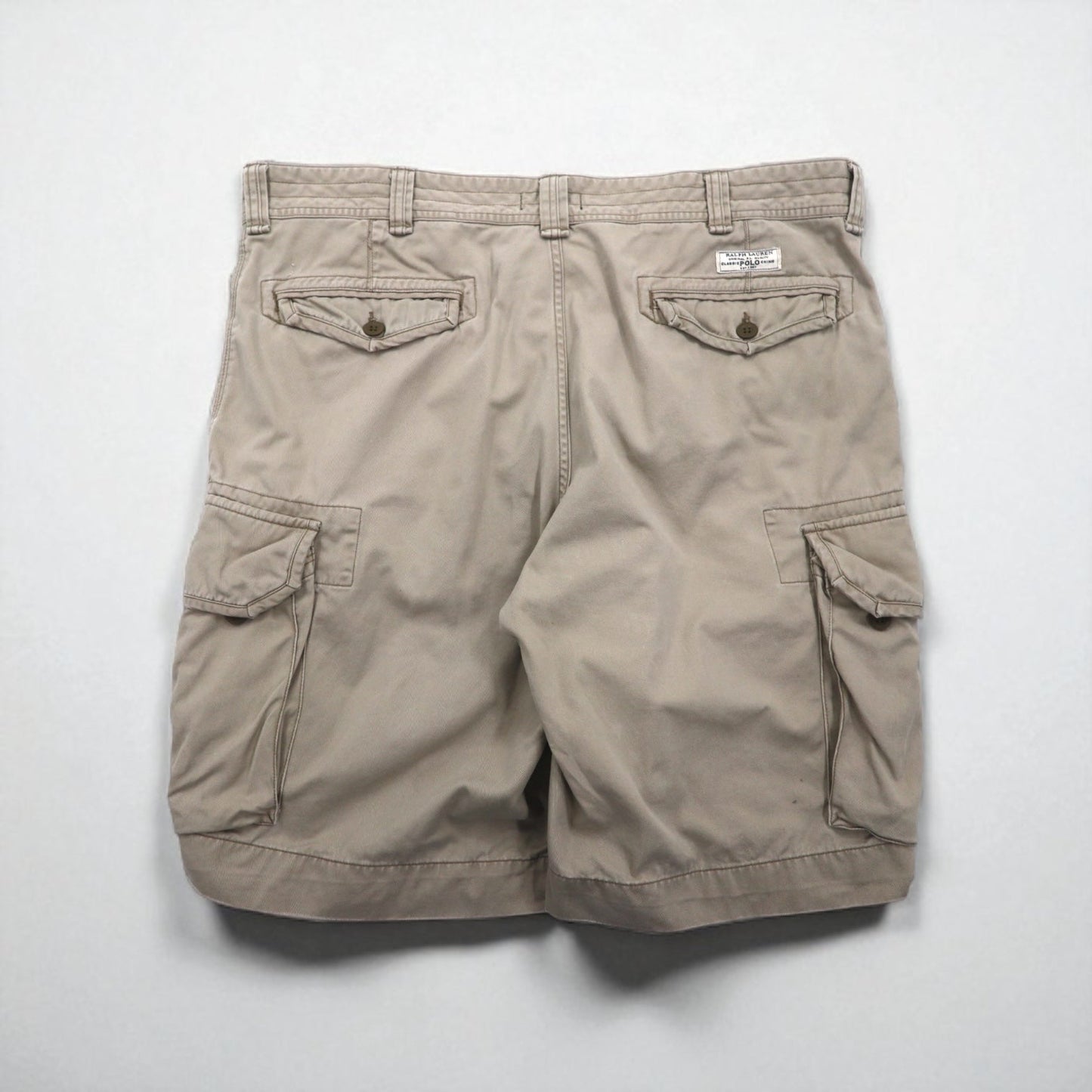 POLO RALPH LAUREN ポロチノ カーゴ ショートパンツ ハーフパンツ XL ベージュ コットン 膝下丈