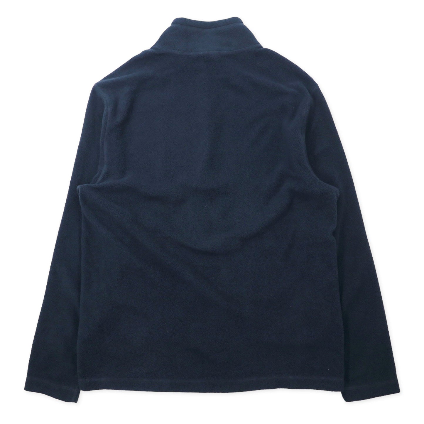 Eddie Bauer ハーフジップ フリースジャケット M ネイビー ポリエステル ワンポイントロゴ刺繍 Cloud Layer Pro 1/4 Zip Jacket EM31LK119