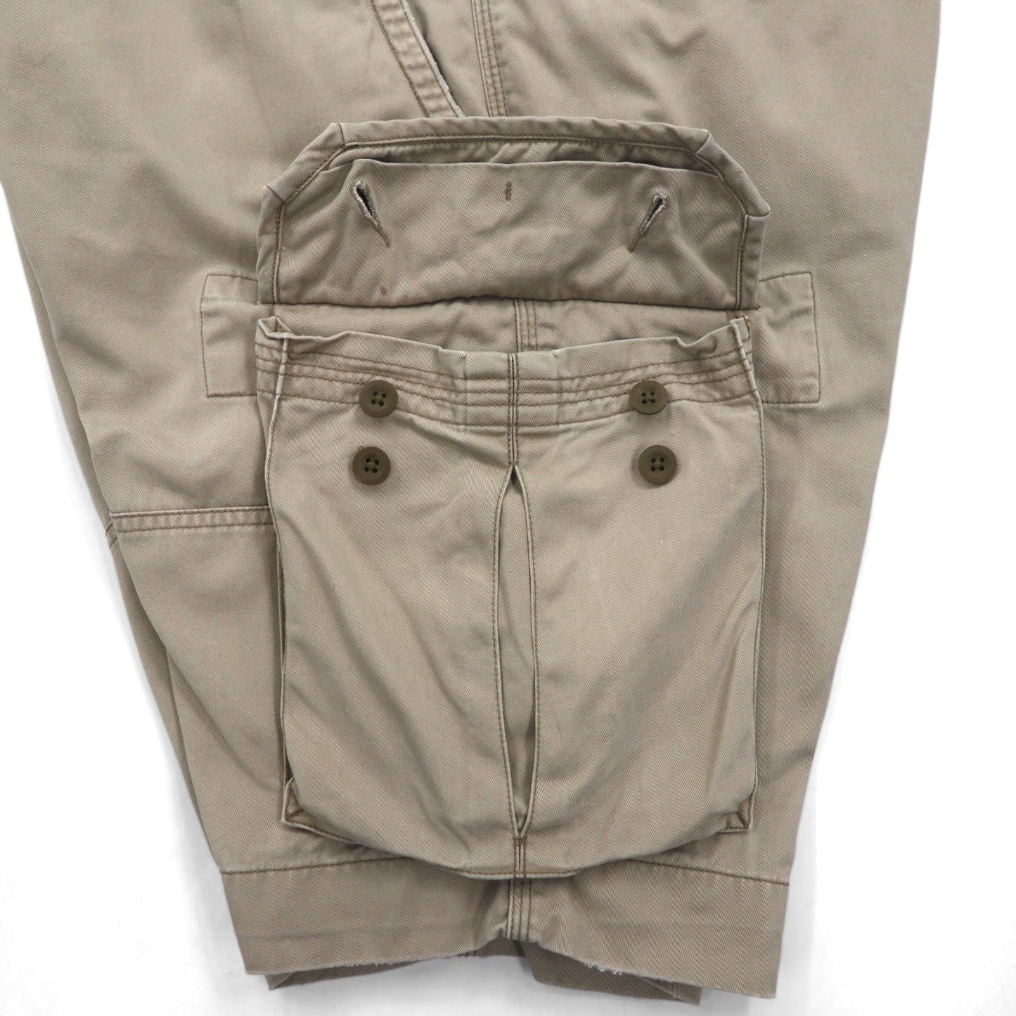 POLO RALPH LAUREN ポロチノ カーゴ ショートパンツ ハーフパンツ XL ベージュ コットン 膝下丈