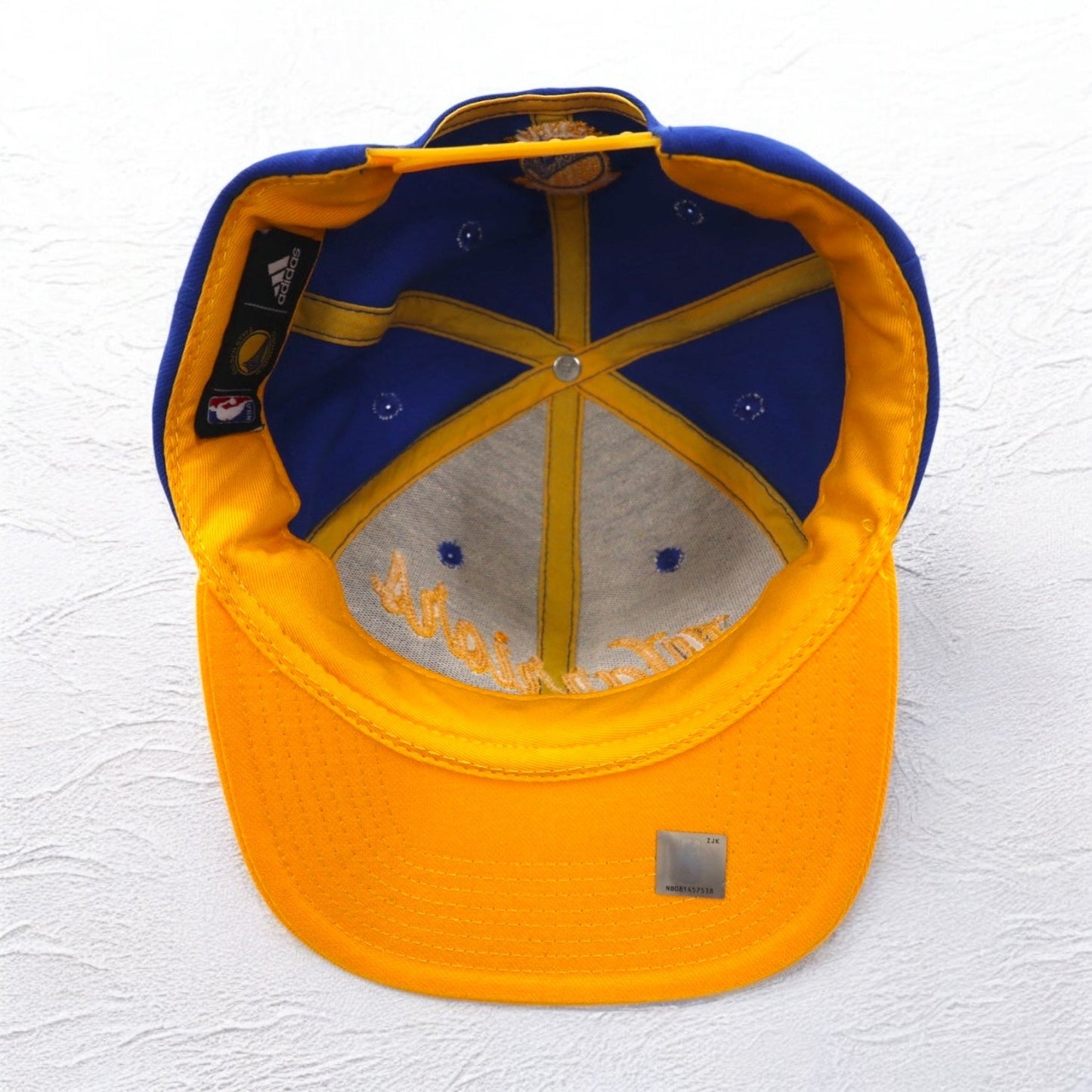 adidas スナップバック ベースボールキャップ ONE ブルー NBA GOLDEN STATE WARRIORS 211AZ 未使用品