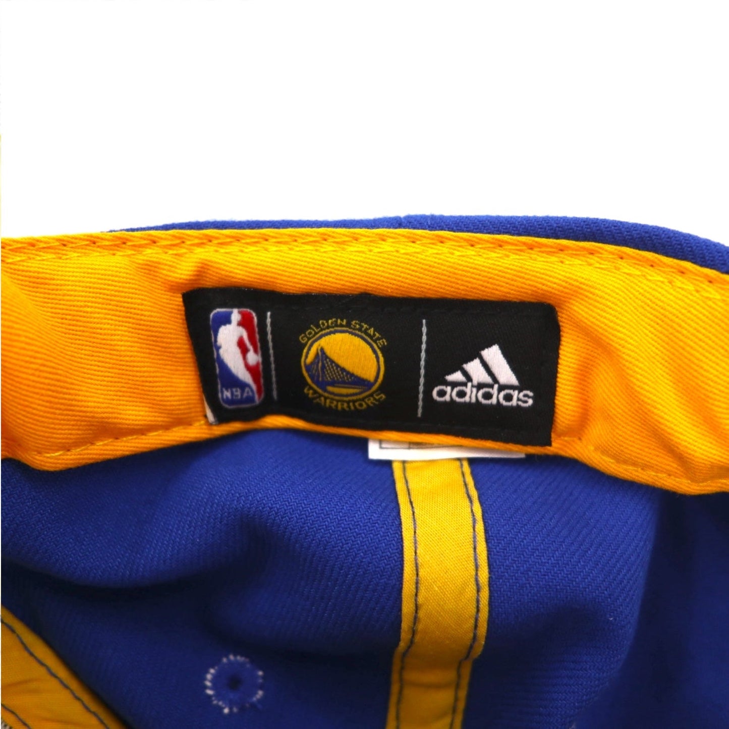 adidas スナップバック ベースボールキャップ ONE ブルー NBA GOLDEN STATE WARRIORS 211AZ 未使用品