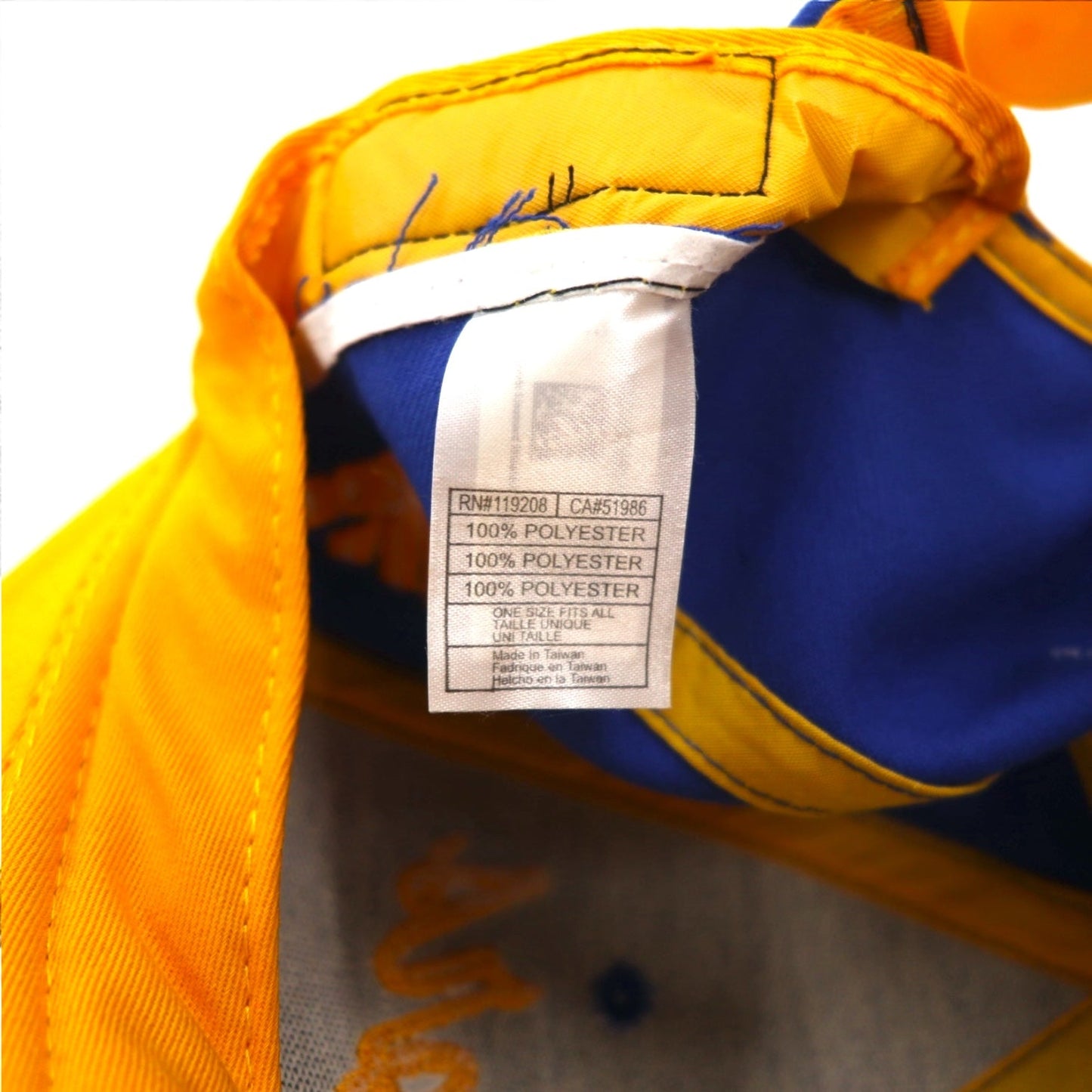 adidas スナップバック ベースボールキャップ ONE ブルー NBA GOLDEN STATE WARRIORS 211AZ 未使用品