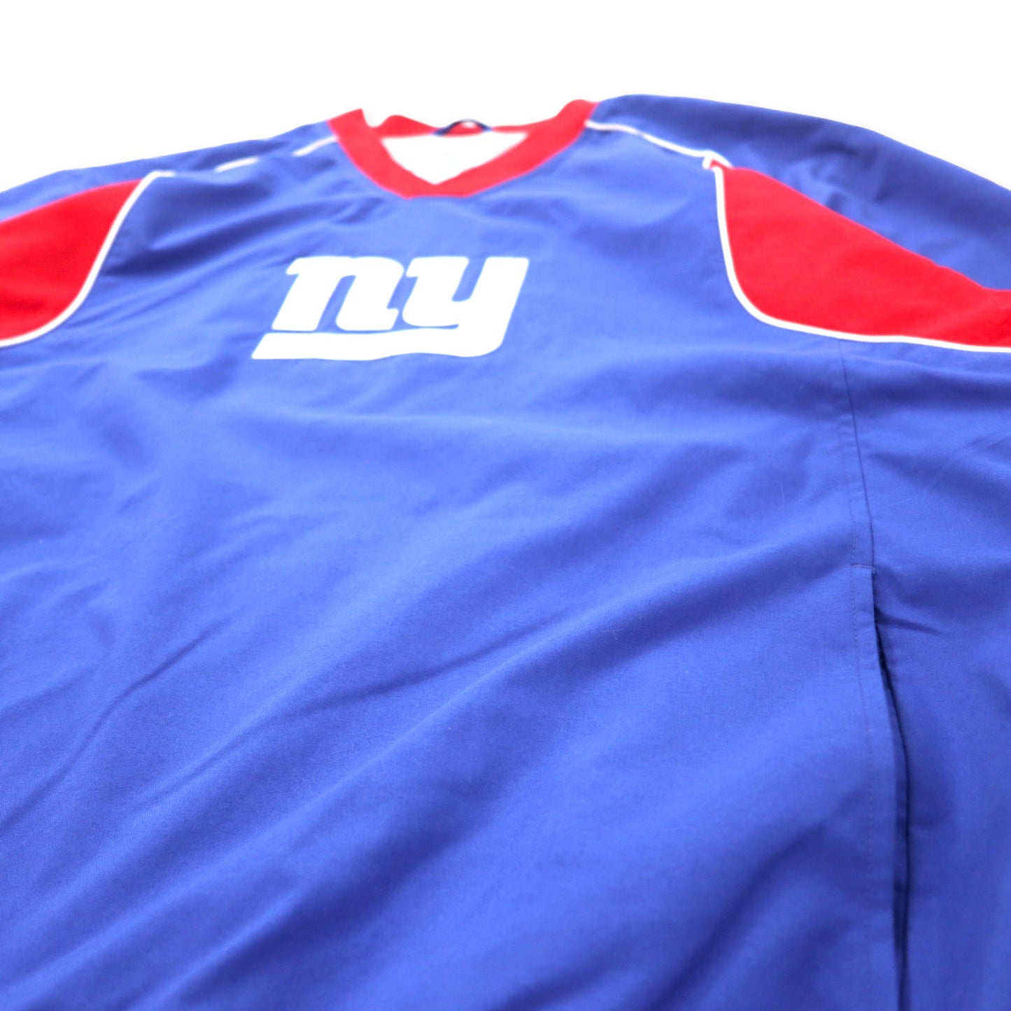 NFL TEAM APPAREL ピステ プルオーバー スポーツジャケット 2XL ブルー ポリエステル New York Giants ビッグサイズ