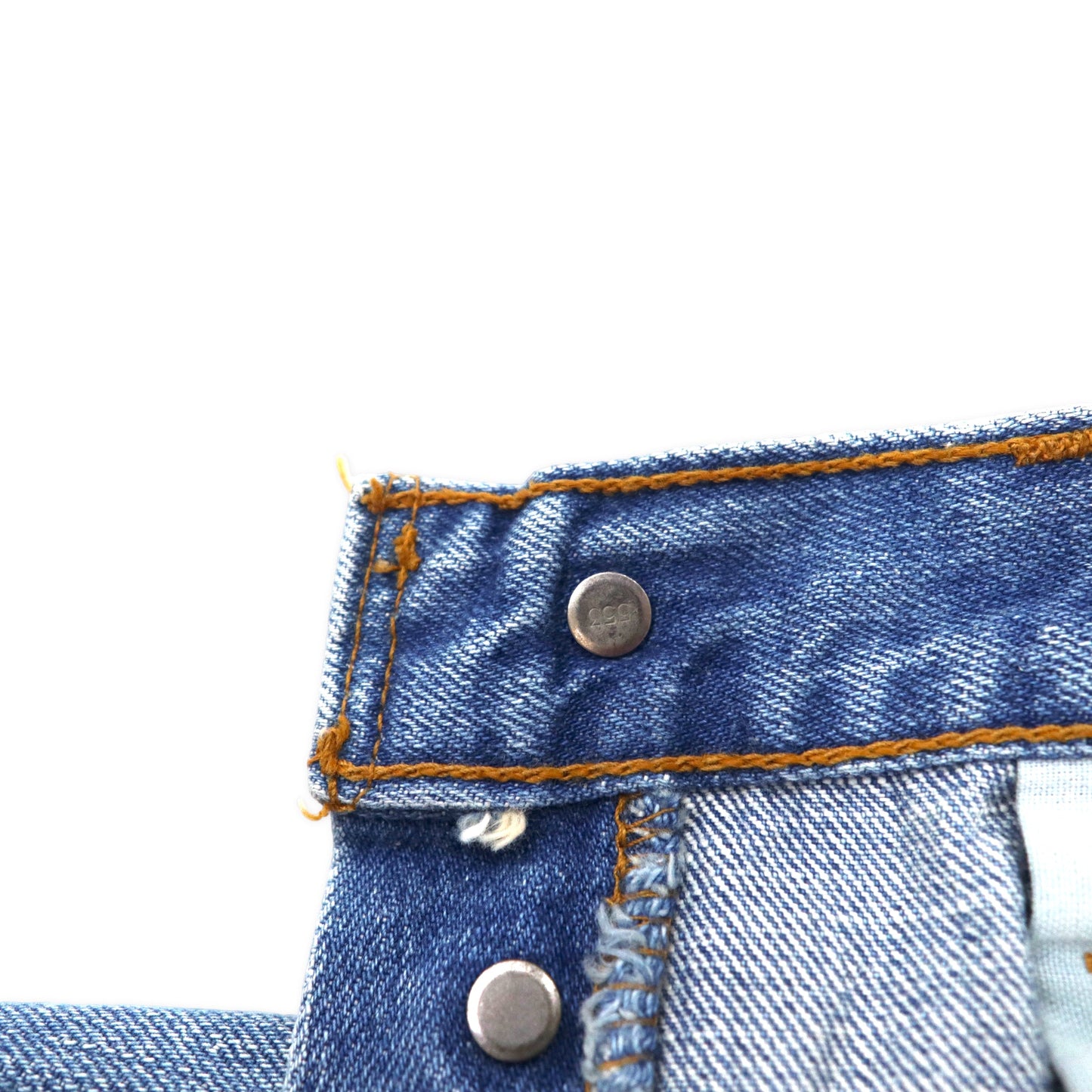 Levi's USA製 90年代 501 デニムパンツ 28 ブルー ペイント ダメージ加工