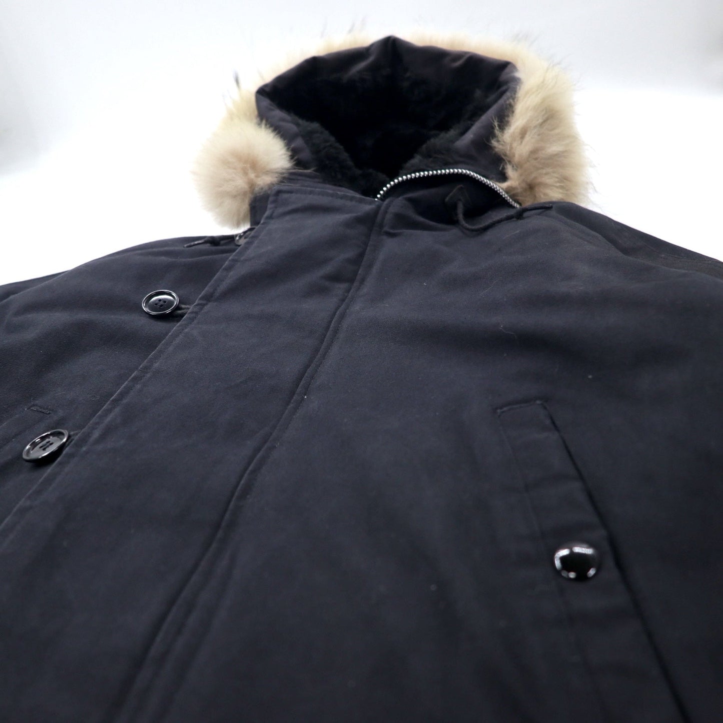 SPIEWAK & SONS GOLDEN FLEECE USA製 N-2B フライトジャケット 38 ブラック コットン 6N2BM0D