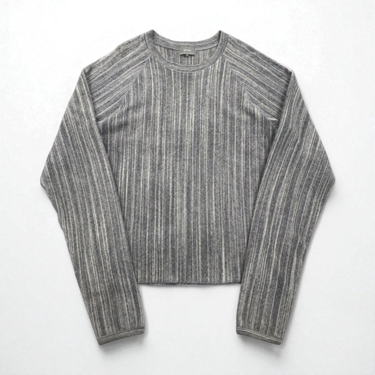 ATELIER BETON ( BIOTOP 取扱い ) パイル ロングスリーブ PILE LONG SLEEVE ニット セーター M グレー 171-18G 日本製