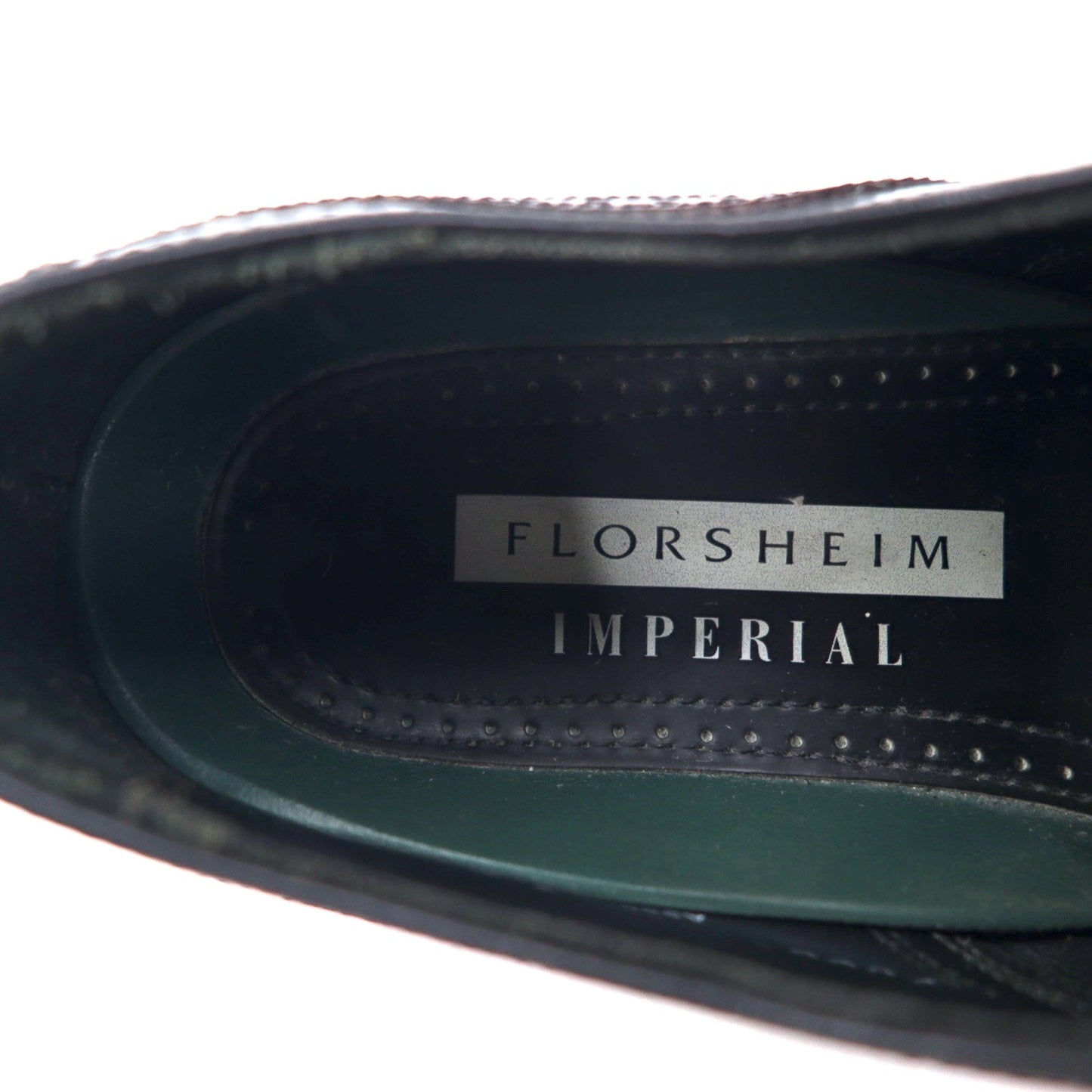 USA製 FLORSHEIM IMPERIAL ウイングチップ オックスフォードシューズ 26.5cm ボルドー レザー 93351