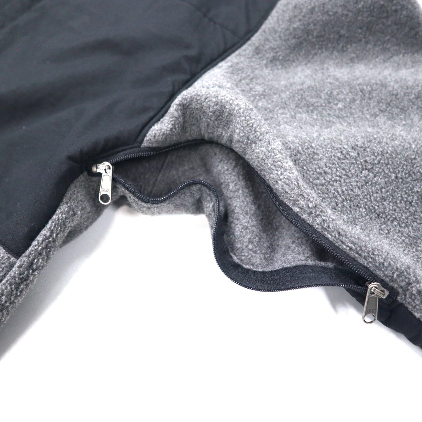 THE NORTH FACE デナリジャケット フリース LL グレーポリエステル POLARTEC ワンポイントロゴ刺繍 NL45001A