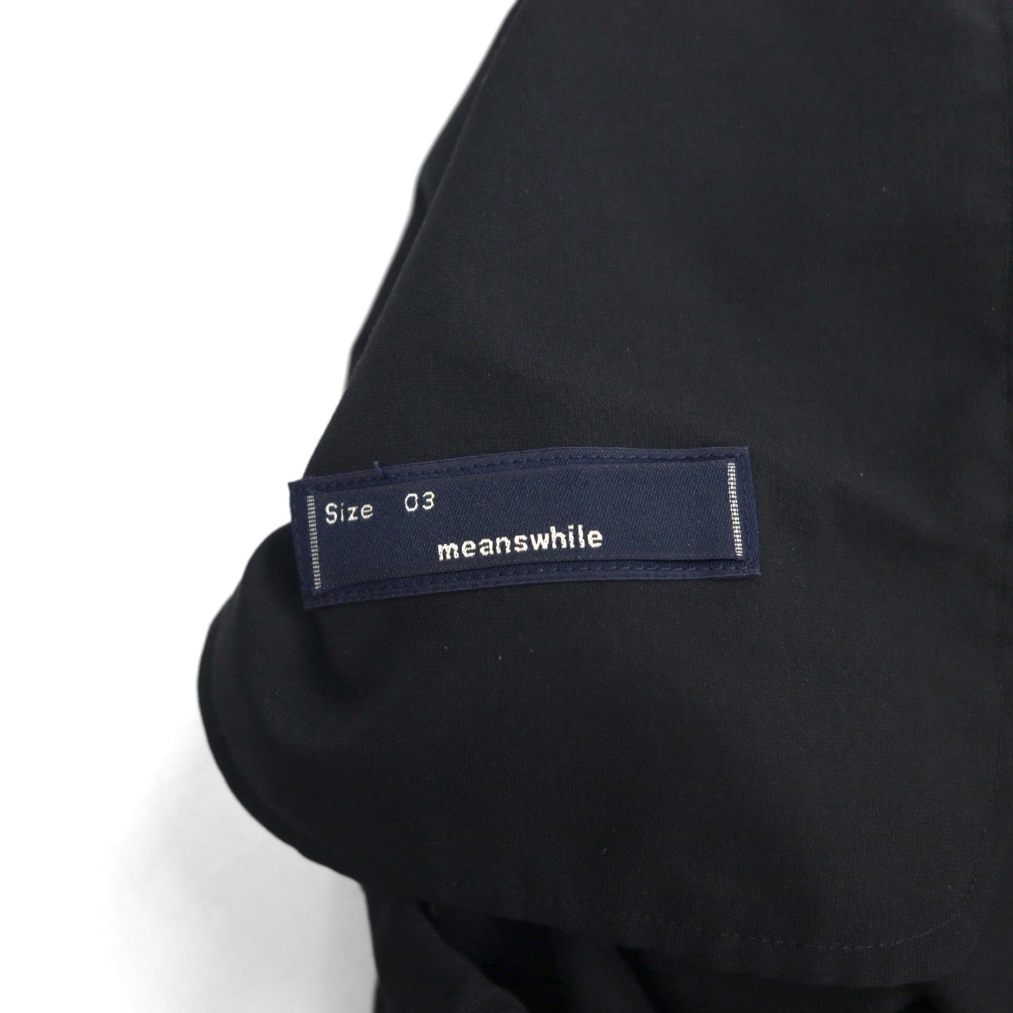 meanswhile ワイド イージーパンツ Dry Smooth Easy PT スラックス L ブラック Reflax ポリエステル ドローコード