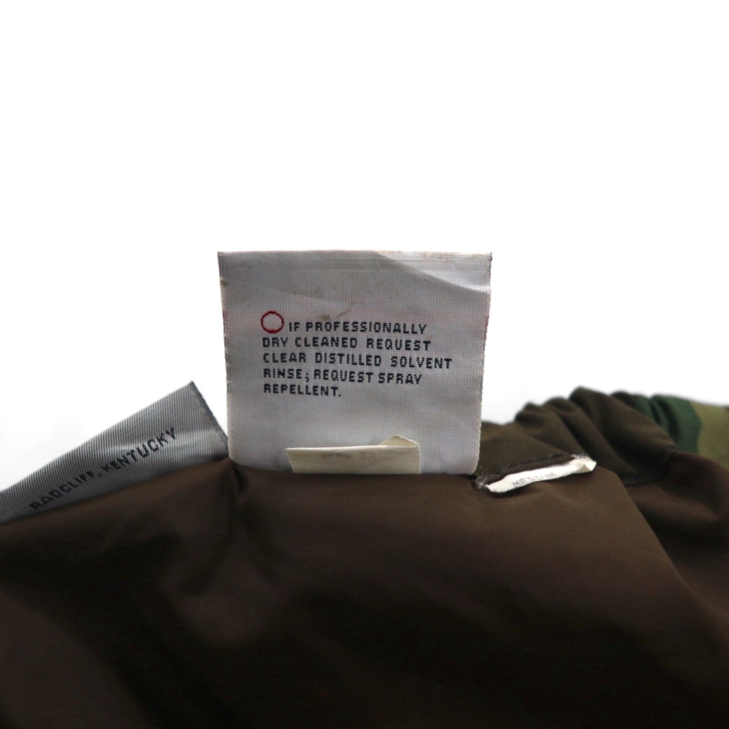 US ARMY 90年代 ゴアテックス GORE-TEX オーバーパンツ ナイロンパンツ M カーキ カモフラ U.S.CAVALRY