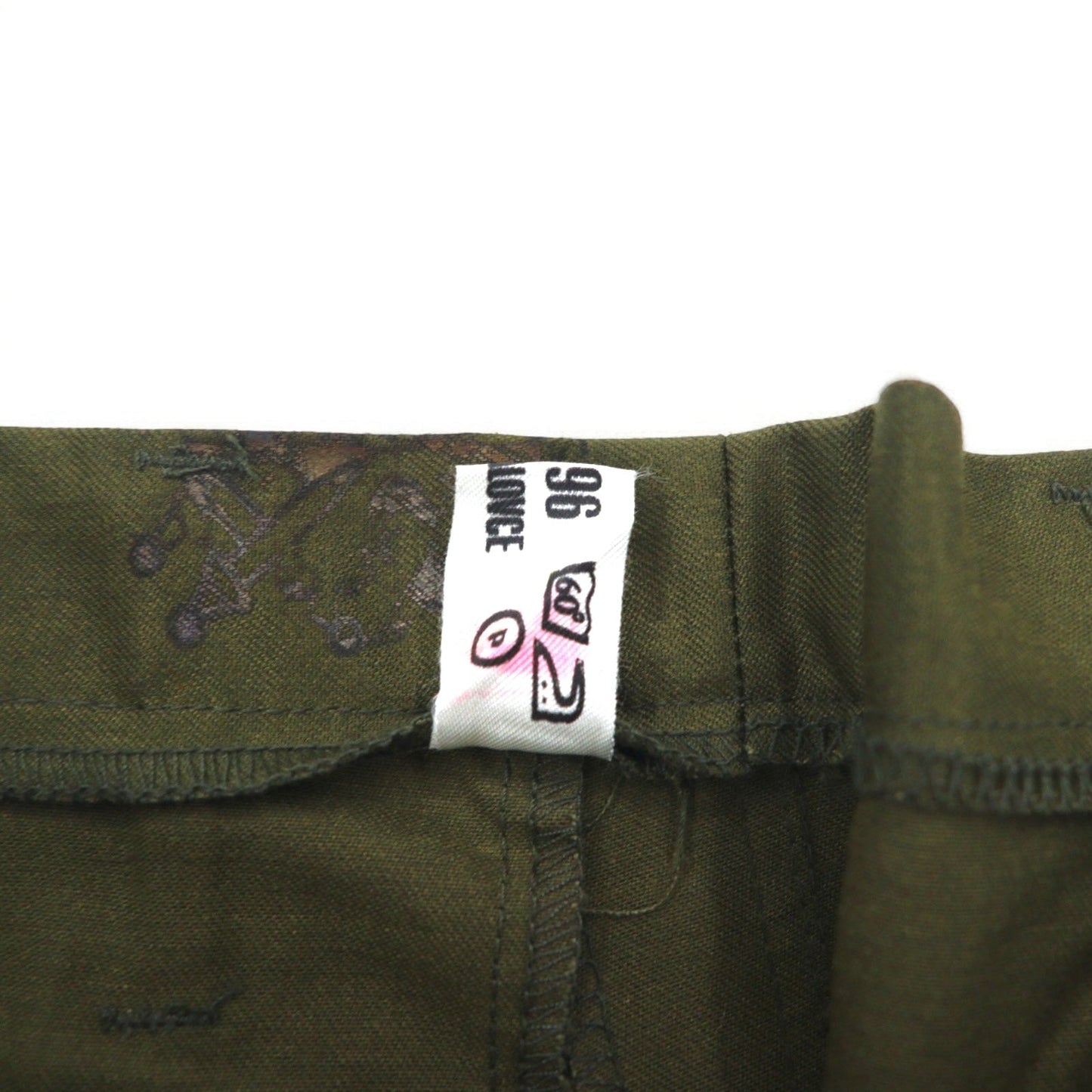Vintage Czech Army チェコ軍 M-85 ダブルニー フィールド カーゴパンツ L カーキ ミリタリー デッドストック 未使用品