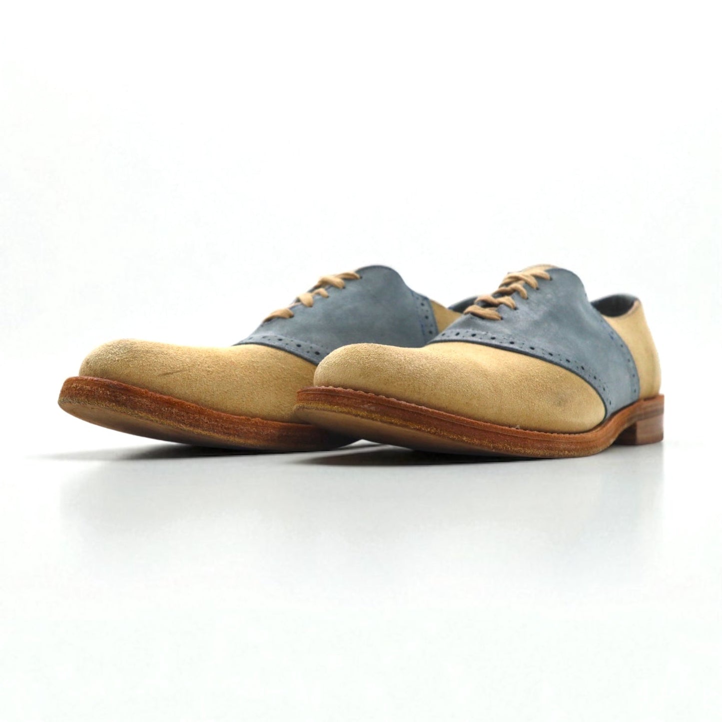 Vintage Shoe Company USA製 スエードレザー サドルシューズ 26cm ベージュ V01688 T19138