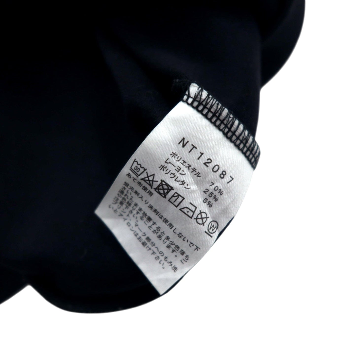 THE NORTH FACE テックエアースウェット M ブラック ポリエステルレーヨン 袖ロゴ Tech Air Sweat Crew NT12087
