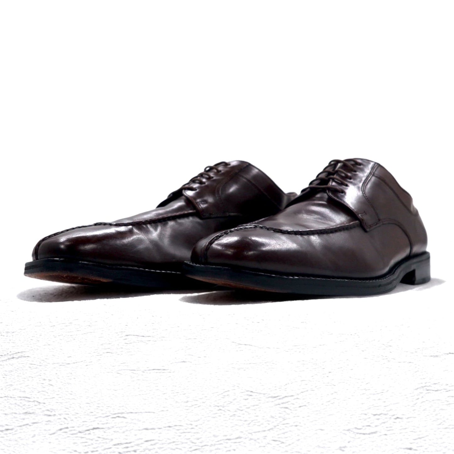 COLE HAAN スプリットトゥ Uチップ ドレスシューズ 26.5cm ブラウン レザー 01595