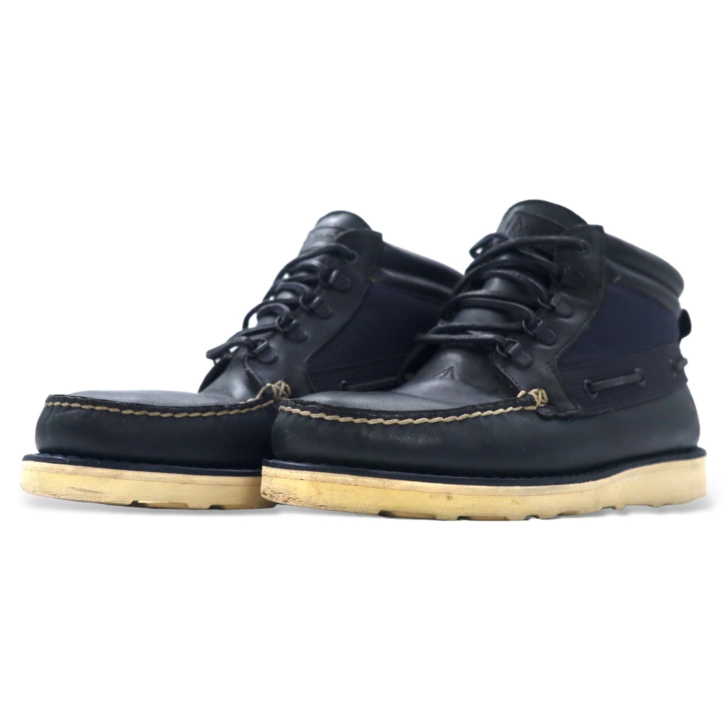 TIMBERLAND × NEXUS Ⅶ ゴアテックス クラシック モカシンブーツ 26.5cm ネイビー レザー 防水 MIL-5H GORE-TEX BOOTS 19511