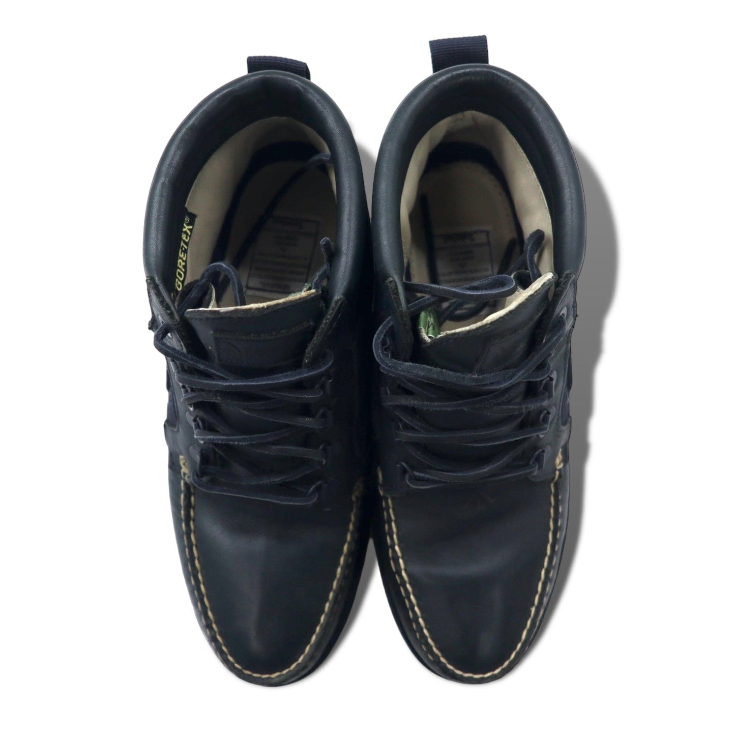 TIMBERLAND × NEXUS Ⅶ ゴアテックス クラシック モカシンブーツ 26.5cm ネイビー レザー 防水 MIL-5H GORE-TEX BOOTS 19511